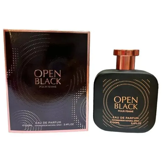 Designer Collection Open Black Pour Femme