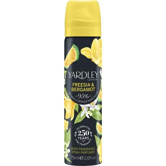 Yardley Freesia & Bergamot Body Spray