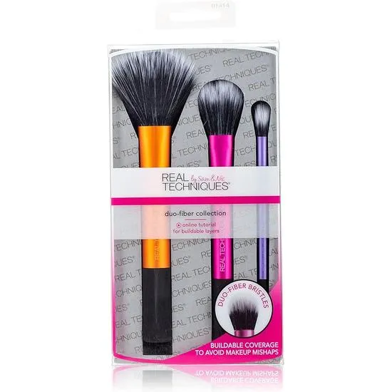 Real Techniques PP1414 Duo Fibre Brush Collection