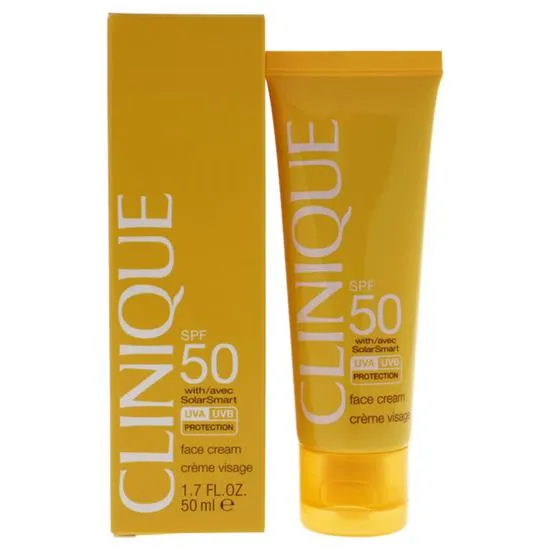 Clinique Sun Protection Face Cream With Solar Smart SPF 50