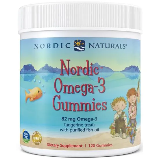Nordic Naturals Nordic Omega-3 82mg Tangerine Treats Gummies