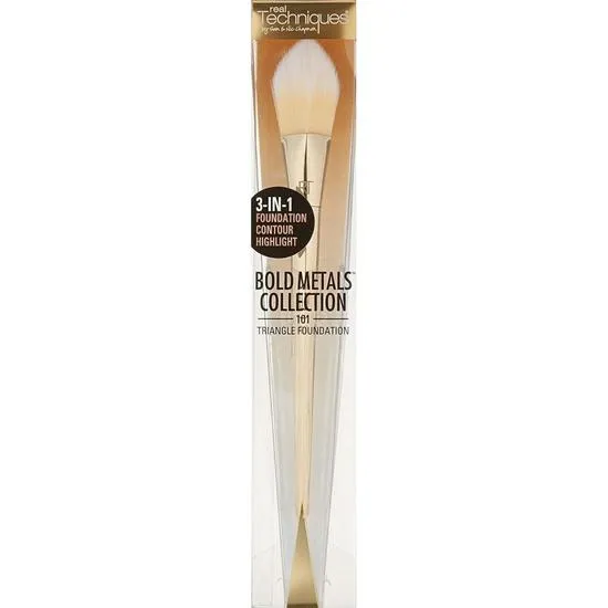 Real Techniques Bold Metals Collection 101 Triangle Foundation Brush