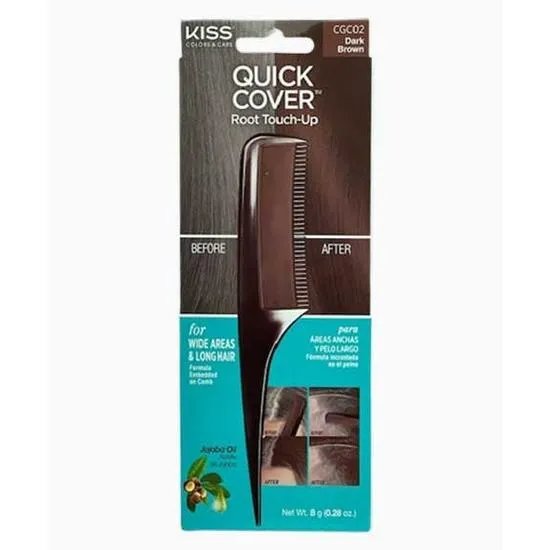 Kiss New York Quick Cover Grey Hair Touch Up Comb