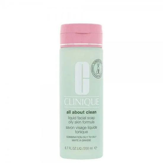 Clinique All About Clean Liquid Facial Soap Combination To Oily Skin