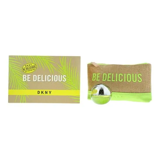 DKNY Be Delicious Gift Set Eau De Parfum + Pouch