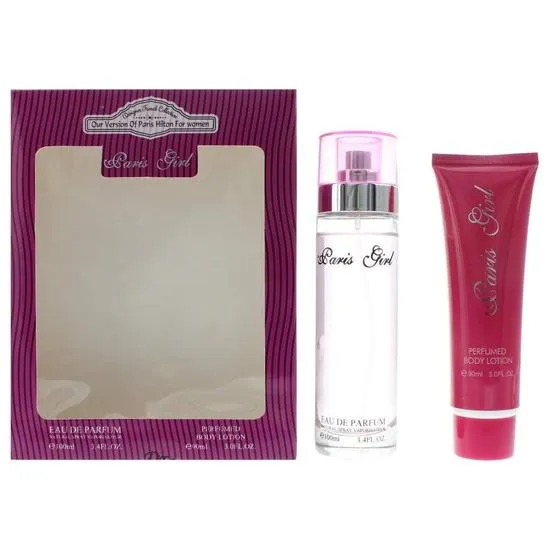 Designer French Collection Paris Girl Eau De Parfum Gift Set