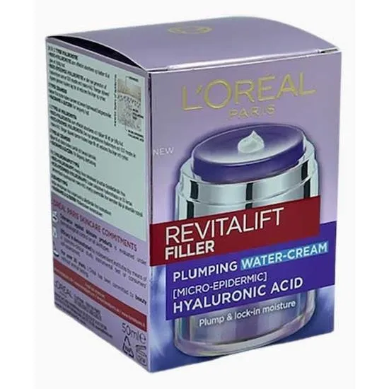 L'Oreal Paris Revitalift Filler Plumping Water Cream With Hyaluronic Acid