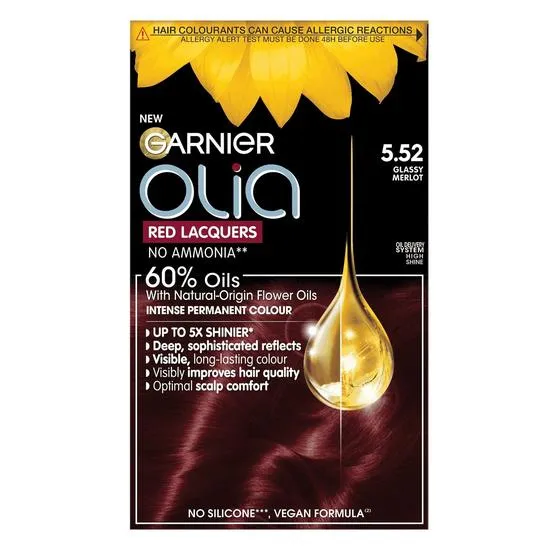 Garnier Olia Red Lacquers Intense Permanent Hair Colour