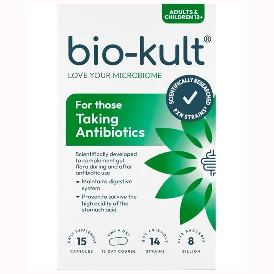 Bio-Kult For Those Taking Antibiotics Capsules