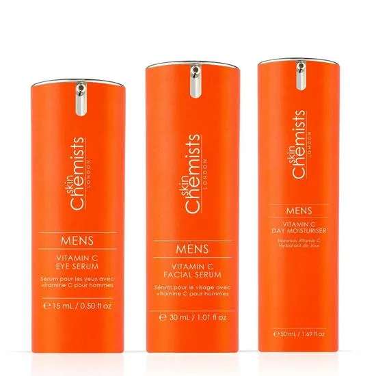 skinChemists Anti-Ageing Men's Vitamin C Wake Up Routine