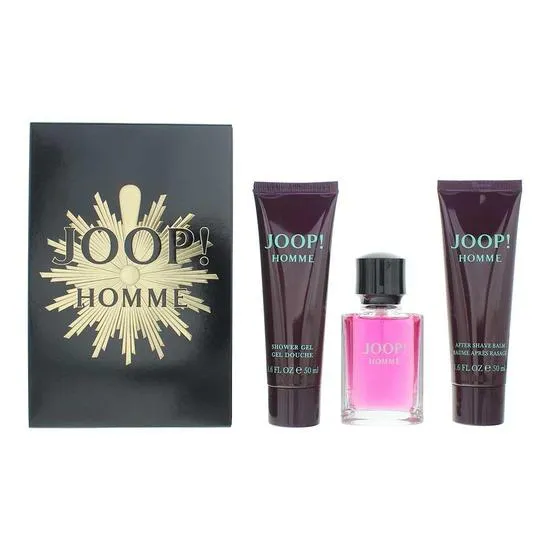 JOOP! Homme Gift Set 30ml Eau De Toilette + Aftershave Balm 50ml + Shower Gel 50ml