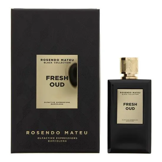 Rosendo Mateu Olfactive Expressions Barcelona Black Collection Fresh Oud Eau De Parfum