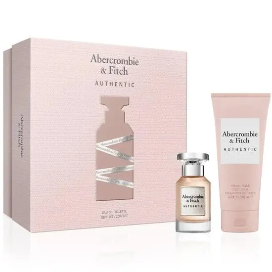 Abercrombie & Fitch Authentic Woman Gift Set 50ml Eau De Parfum + 200ml Body Lotion