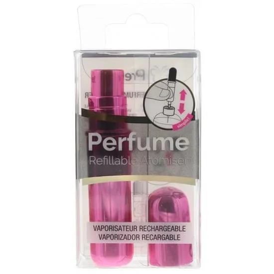 Pressit Hot Pink Refillable Perfume Bottle