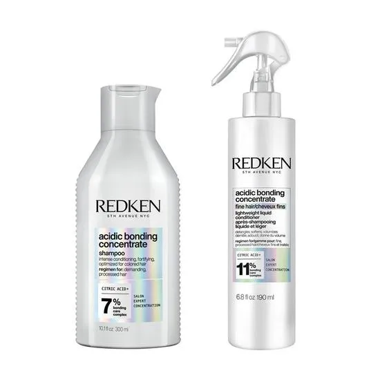 Redken Acidic Bonding Concentrate Shampoo & Lightweight Liquid Conditioner Duo