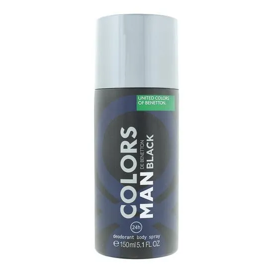 United Colors Of Benetton Colours Man Black Deodorant Spray