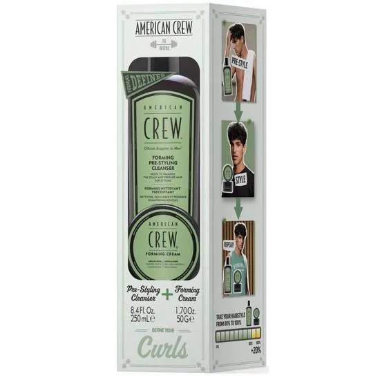 American Crew Forming Duo Gift Set Pre Styling Cleanser + Foaming Cream