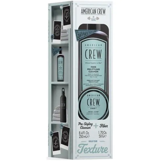 American Crew Fibre Gift Set Pre Styling Cleanser + Fibre