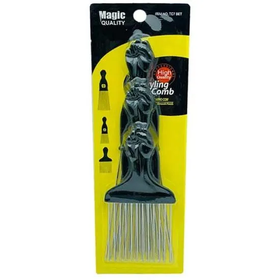Magic Collection Quality Styling Afro Comb TC7 Set