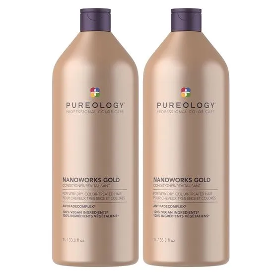 Pureology Nanoworks Gold Conditioner 2 x 1000ml