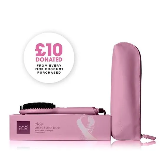 ghd Glide Limited Edition Hot Brush Fondant Pink Charity Edition
