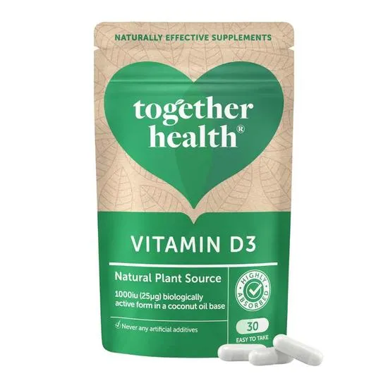 Together Health Vegan Vitamin D3 Vegicaps