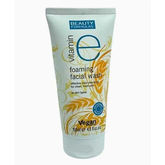 Beauty Formulas Vitamin E Foaming Facial Wash