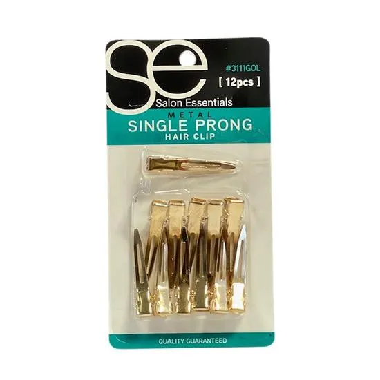 Magic Collection Salon Essentials Metal Single Prong Hair Clip