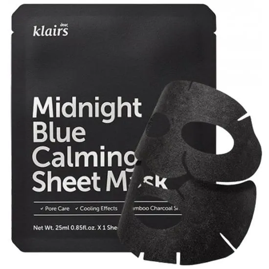 Dear Klairs Midnight Blue Calming Sheet Mask