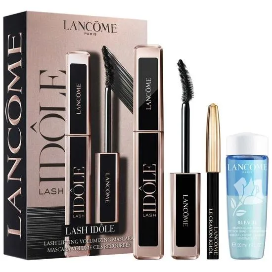 Lancôme Lash Idole Gift Set 8ml Lash Idole Mascara 01 Glossy Black + 0.7g Le Crayon Khol Eyeliner Pencil Mini 01 Noir