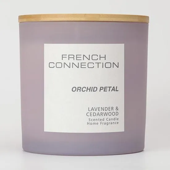 French Connection Pastel Collection Orchid Petal Candle