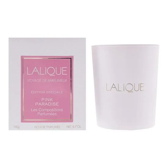Lalique Les Compositions Parfumees Pink Paradise Candle