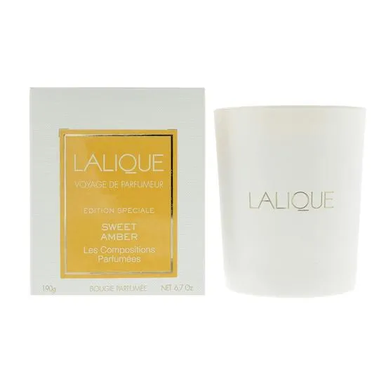 Lalique Les Compositions Parfumees Sweet Amber Candle