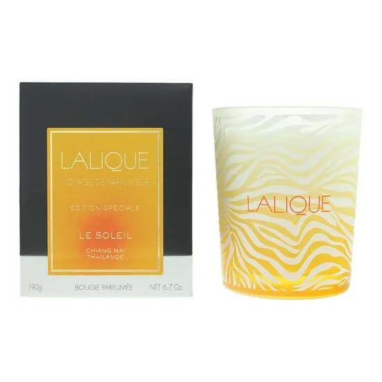 Lalique Le Soleil Chiang Mai Thailande Perfumed Candle