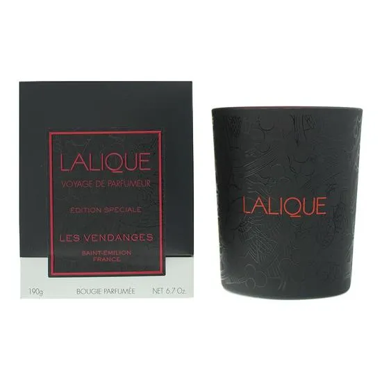 Lalique Les Vendanges Saint-Emilion France Perfumed Candle