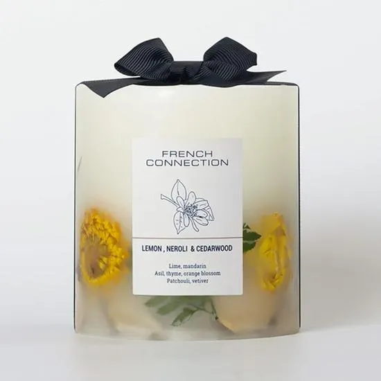 French Connection Botanical Collection Lemon Neroli & Cedarwood Candle