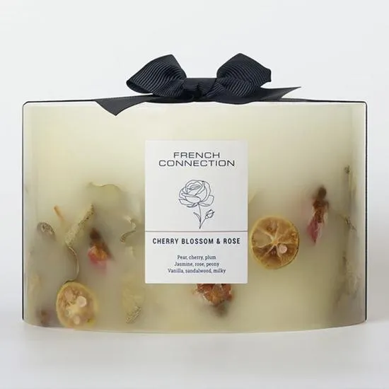 French Connection Botanical Collection Cherry Blossom & Rose Candle