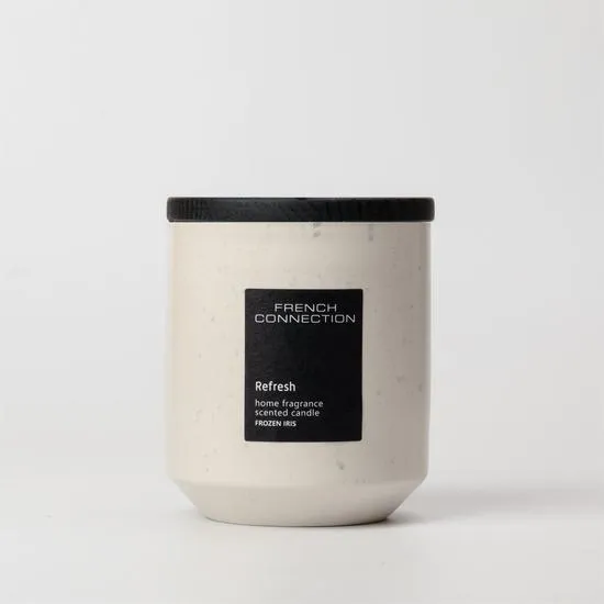 French Connection Stone Collection Iris & Orange Blossom Candle