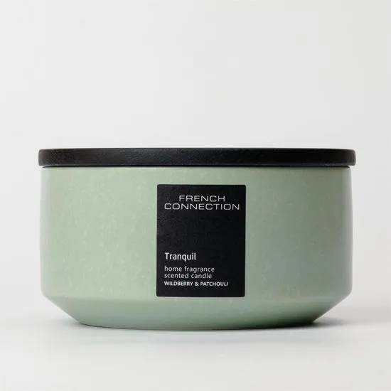 French Connection Stone Collection Wildberry & Patchouli Candle 396G