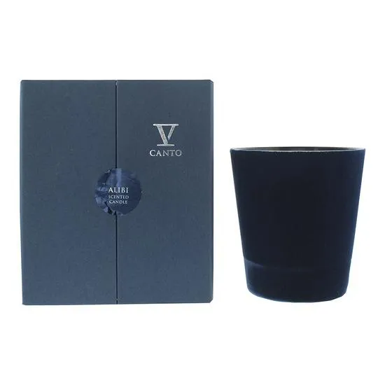 V Canto Alibi Flocked Glass Candle