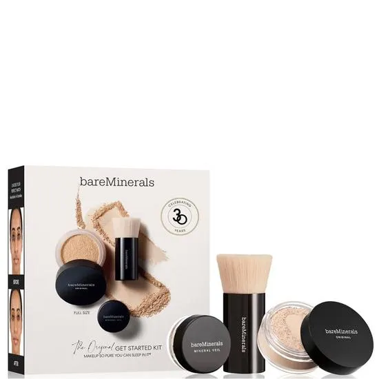 bareMinerals The Original Get Started Kit 3-Piece Mineral Makeup Set