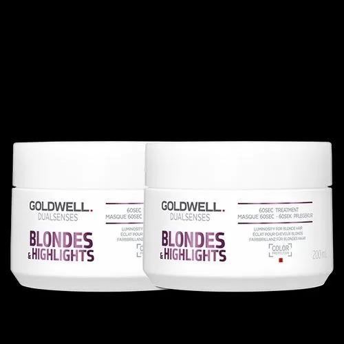 Goldwell Dual Senses Blonde & Highlights Anti-Yellow 60 Second Treatment