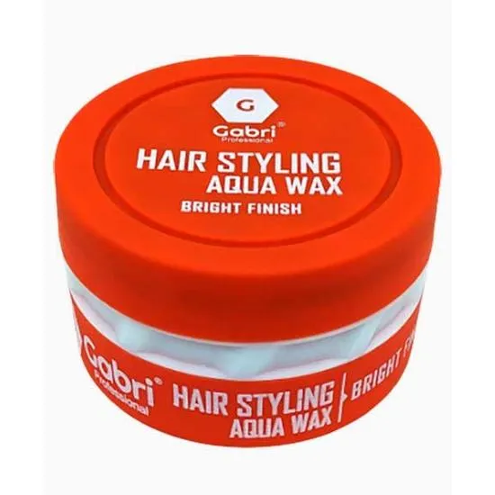 Gabri Professional Bright Finish Hair Styling Aqua Wax