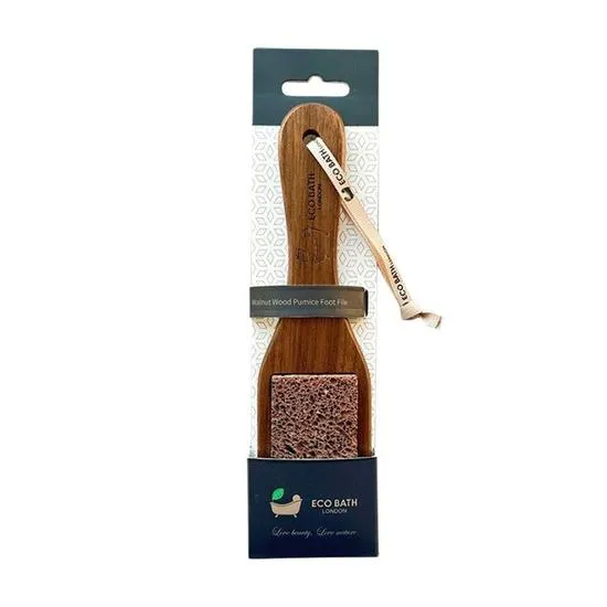 Eco Bath London Walnut Wood Pumice Foot File