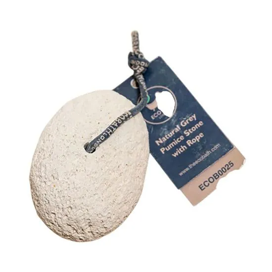 Eco Bath London Natural Grey Pumice Stone With Rope