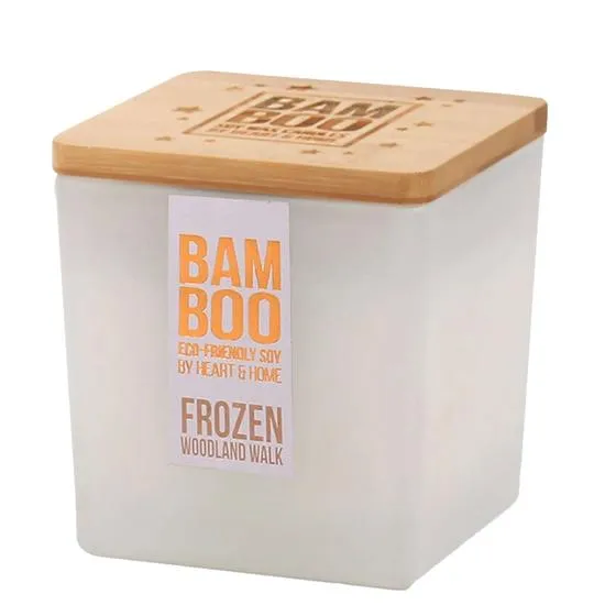 BAMBOO Large Jar Candle Frozen Woodland Walk