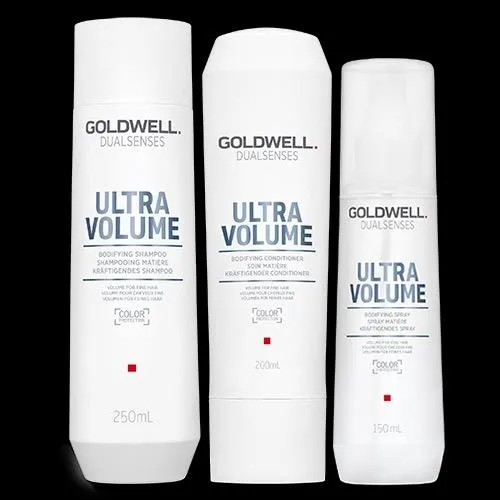 Goldwell Dual Senses Ultra Volume Bodifying Shampoo, Conditioner & Bodifying Spray Pack