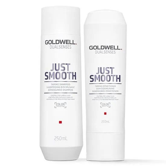 Goldwell Dual Senses Just Smooth Taming Shampoo & Conditioner Duo