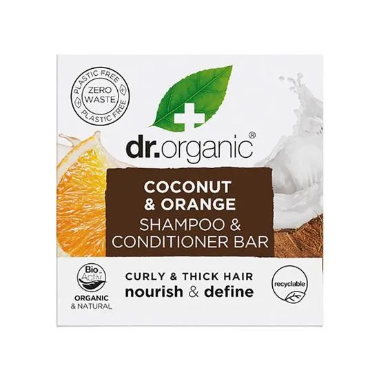 Dr. Organic Coconut Orange Shampoo & Conditioner Bar