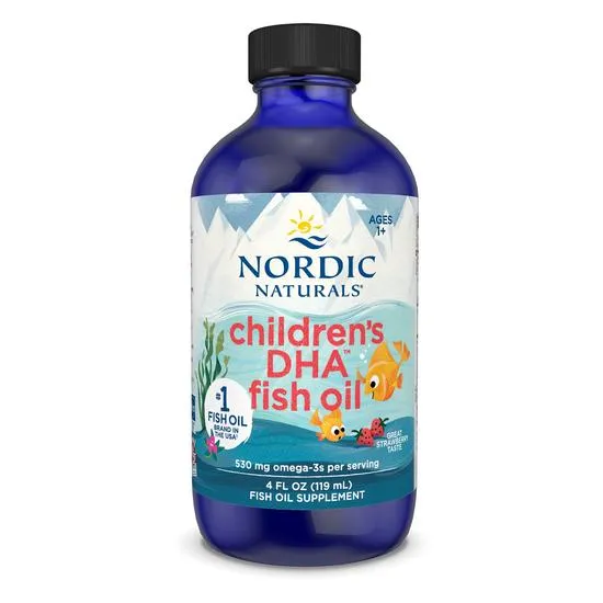 Nordic Naturals Children's DHA, 530mg Omega-3 Strawberry